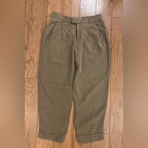 Everlane Size 6 Pants Women's Brown Trousers Casual Lightweight Relaxed Leg